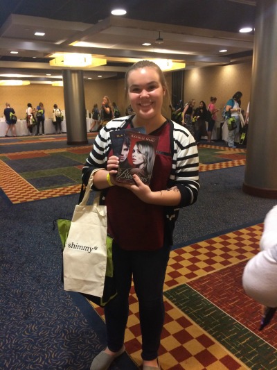 A happy teen with her Teen Day Bag!